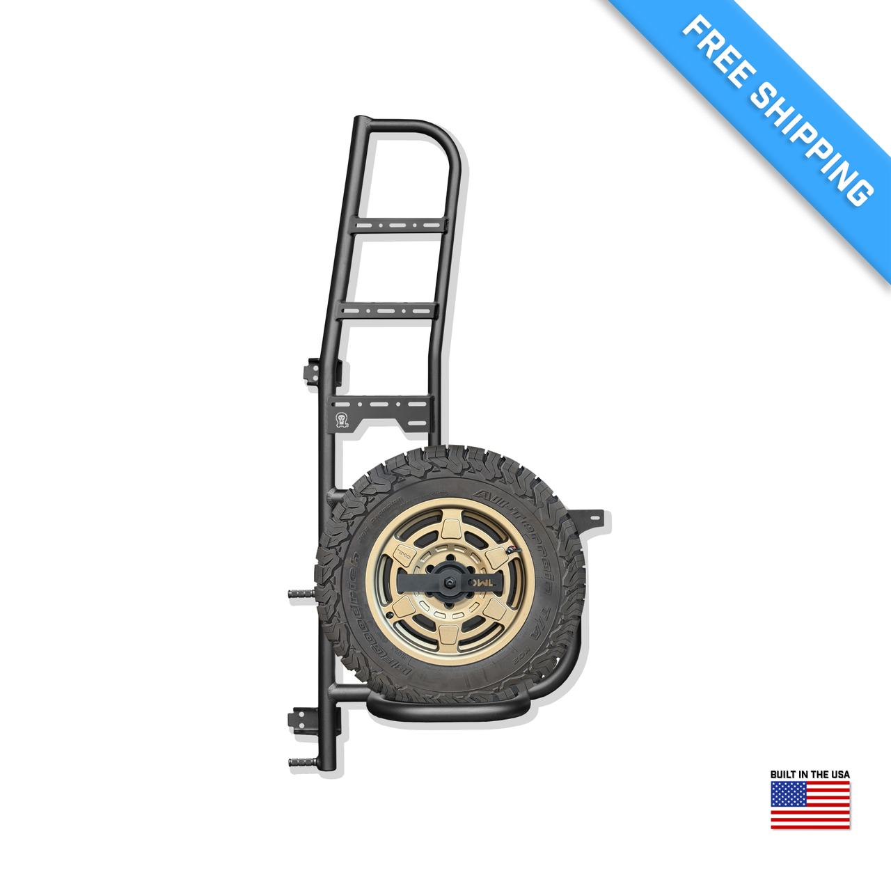 Sprinter Rear Door Ladder + Tire Carrier (2019+) Carriers