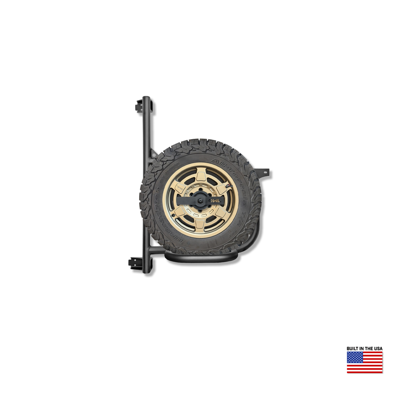 Owl Sprinter Rear Door Tire Carrier with spare tire