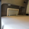 Ultra Luxe Dream Sheets custom-fitted microfiber bed sheets for Winnebago Revel bed system in a van interior