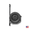 Lightweight aluminum Transit Tire Carrier by Owl, TIG-welded and durable for rugged use