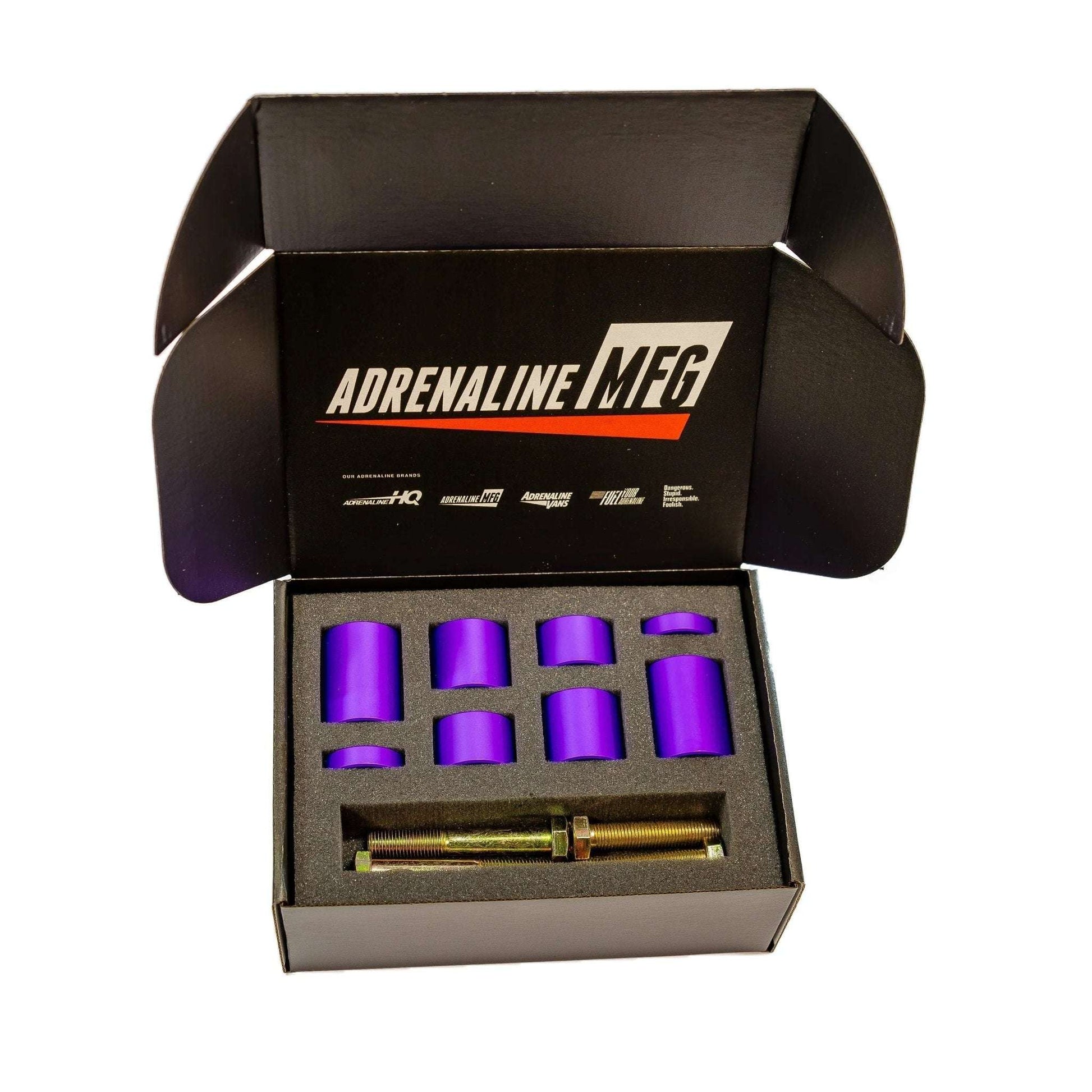 Driveline Spacers kit for 4x4 Sprinters, correcting geometry to reduce vibration and stress.