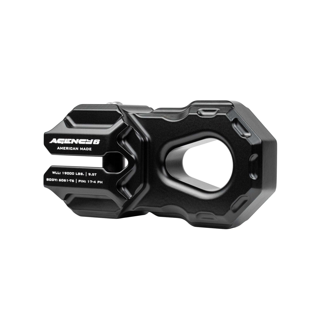 Agency 6 Billet Winch Shackle - Owl Outdoor