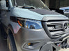 LUXX-Series LED Projector Headlights on 2019+ Sprinter van with modern design.
