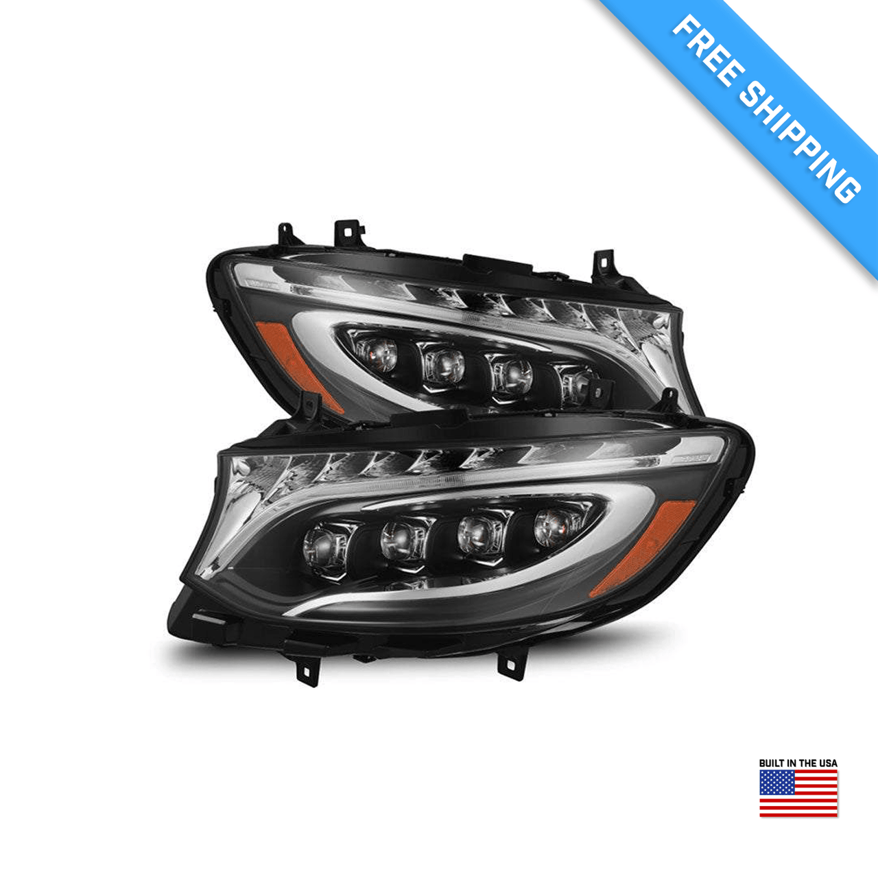 AlphaRex Sprinter Headlights : NOVA-Series LED Projector 2019+ - Owl Outdoor