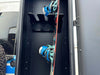 Van storage box Alpine Box with skis and snowboards securely stored inside