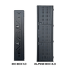 Black van storage box Alpine Box 2.0 and Ski Box 1.0 for skis, snowboards, and golf gear organization