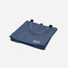 RUX 25L Bag in folded dark blue with handles, versatile and easy to pack storage bag