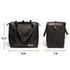 RUX 25L Bag black versatile compact storage tote with dimensions 13.8x12.2x7.9 inches