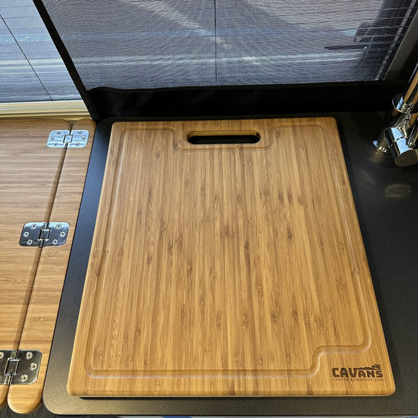 Bamboo Cutting Board - Natural - Owl Vans