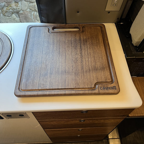 Bamboo Cutting Board - STO (chocolate) - Owl Vans