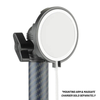 Apple MagSafe Charger Adapter with integrated 20mm ball for wireless charging, shown on Bulletpoint mount.