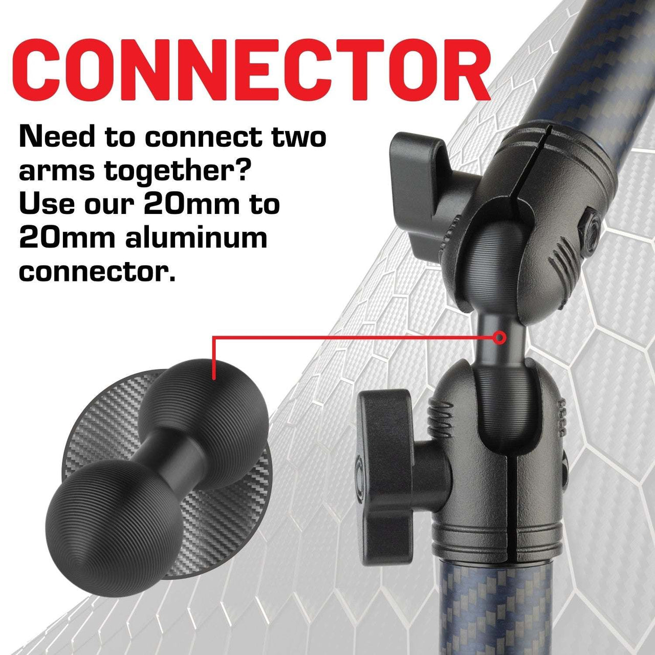 Bulletpoint Connectors for Carbon Fiber/Kevlar Arms and Third Party Devices - Owl Outdoor