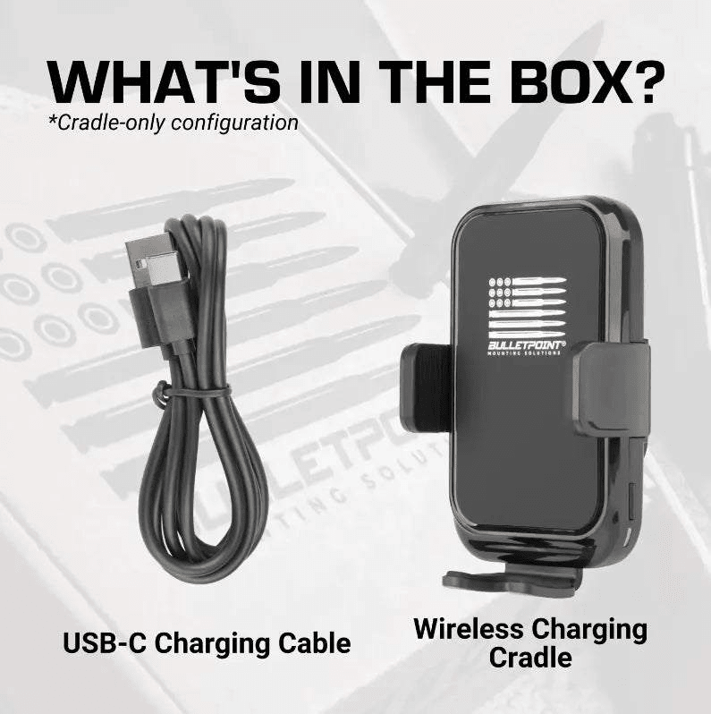 Bulletpoint Wireless Phone Charger with Motorized Cradle - Owl Outdoor