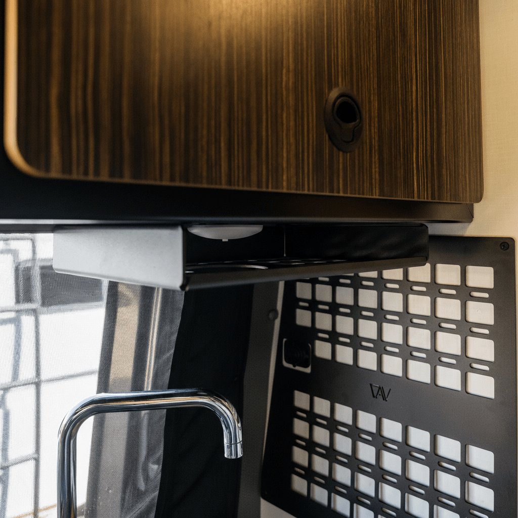 Canyon Adventure Vans Revel Undercabinet Shelf - Owl Outdoor