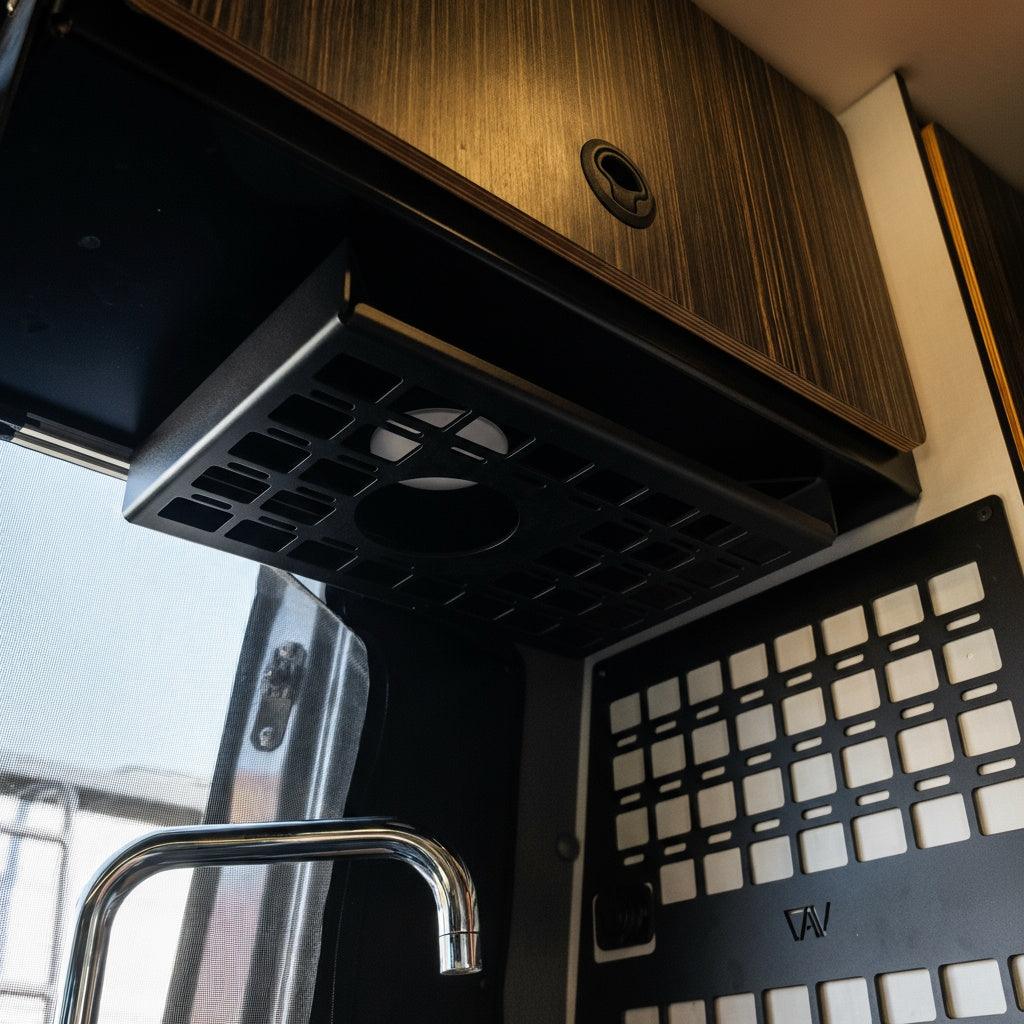 Canyon Adventure Vans Revel Undercabinet Shelf - Owl Outdoor