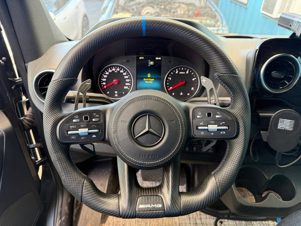 Carbon Fiber Sprinter AMG Steering Wheel - Owl Vans