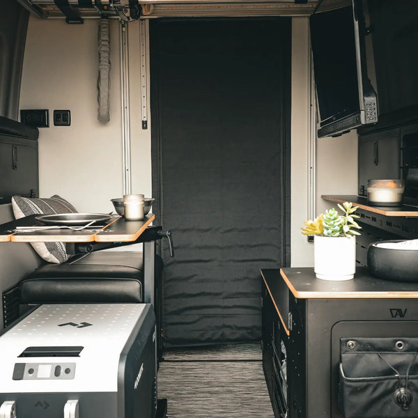 CLIMA - SHADE™ Insulated Privacy Panel for Winnebago Revel '21 - '25, Tiffin '23, Tiffin '25 - Owl Vans