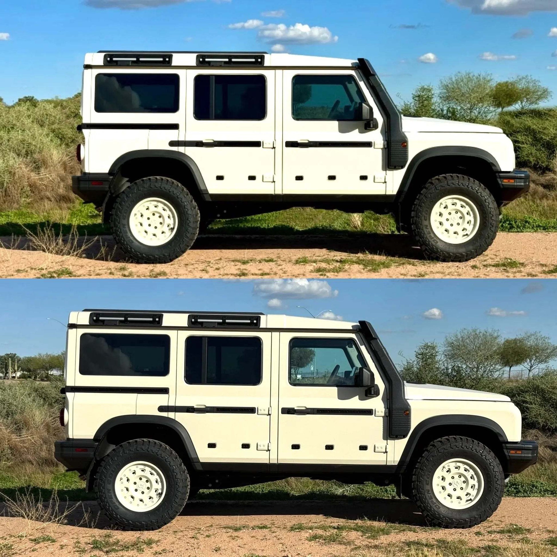 Pro Lift Kit 2.5" for INEOS Grenadier enhances durability and performance for off-road adventures.