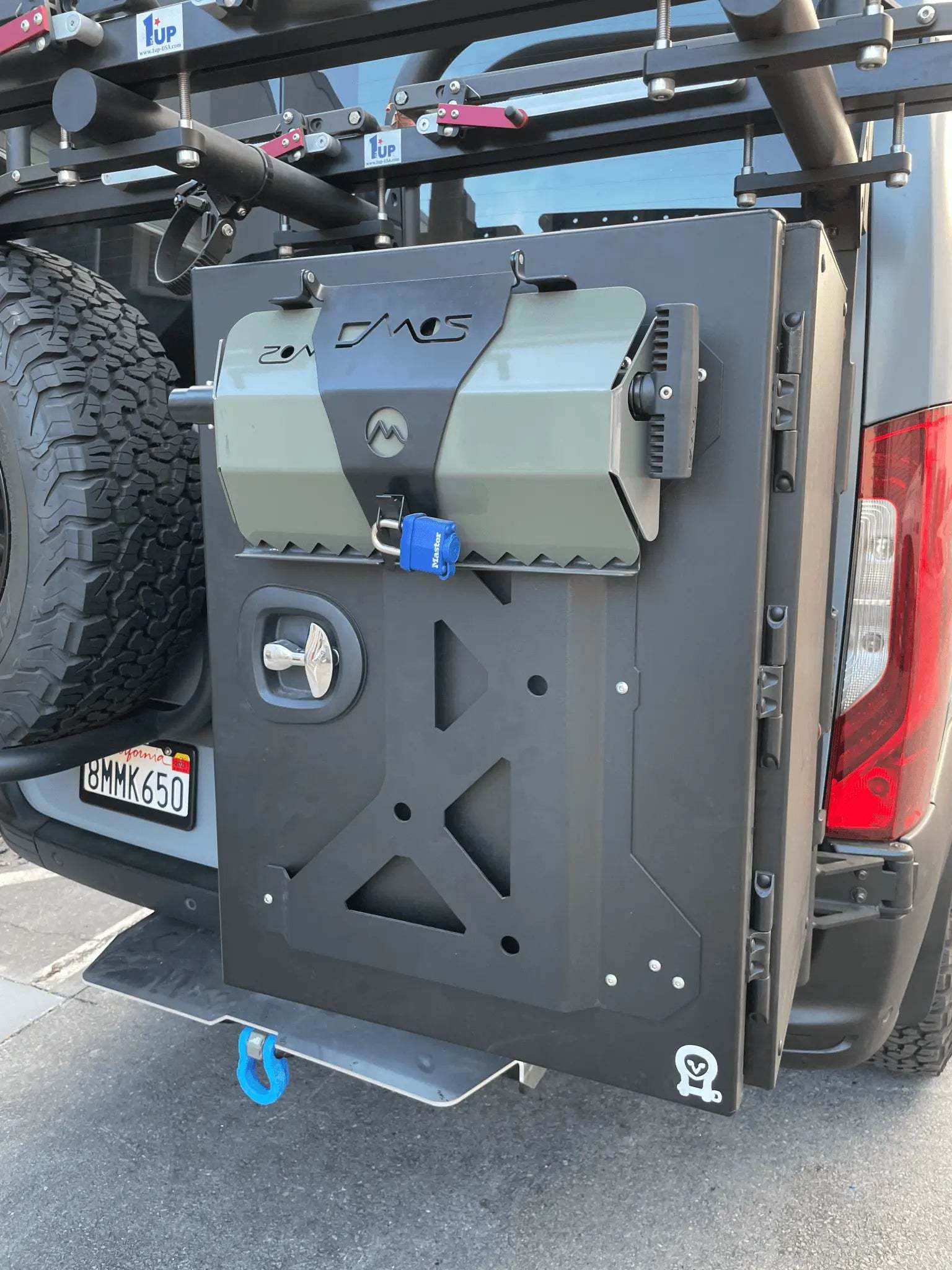Expedition Box - Large for Owl carriers, aluminum construction, black powder coat, off-road use.