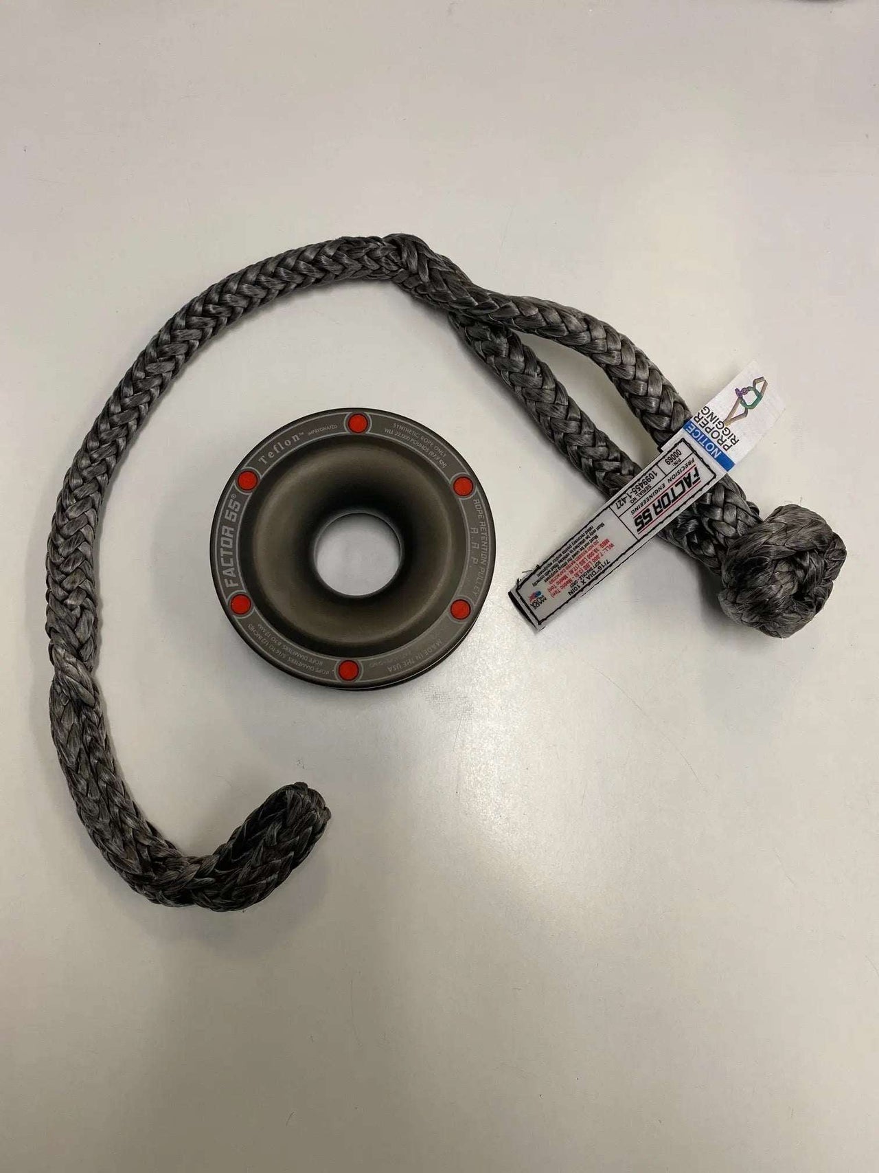 Factor 55 Rope Retention Pulley and Soft Shackle Combo - Owl Outdoor