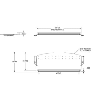 Ford Transit Headliner Shelf [Van Wife] - Owl Vans