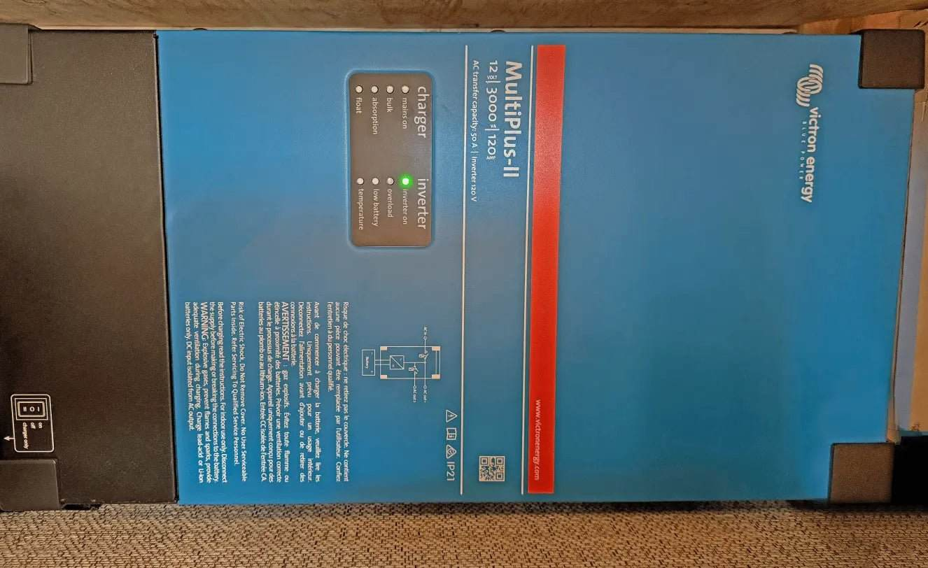 Ultimate Power Upgrade Kit for Ekko featuring Victron MultiPlus-II inverter.