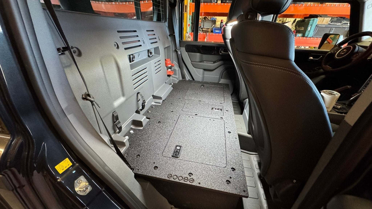 Goose Gear Grenadier Explore Series - Second Row Seat Delete Plate System 100% - Owl Outdoor