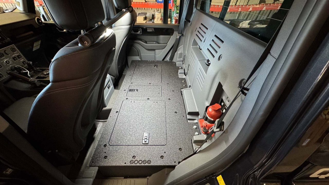 Goose Gear Grenadier Explore Series - Second Row Seat Delete Plate System 100% - Owl Outdoor