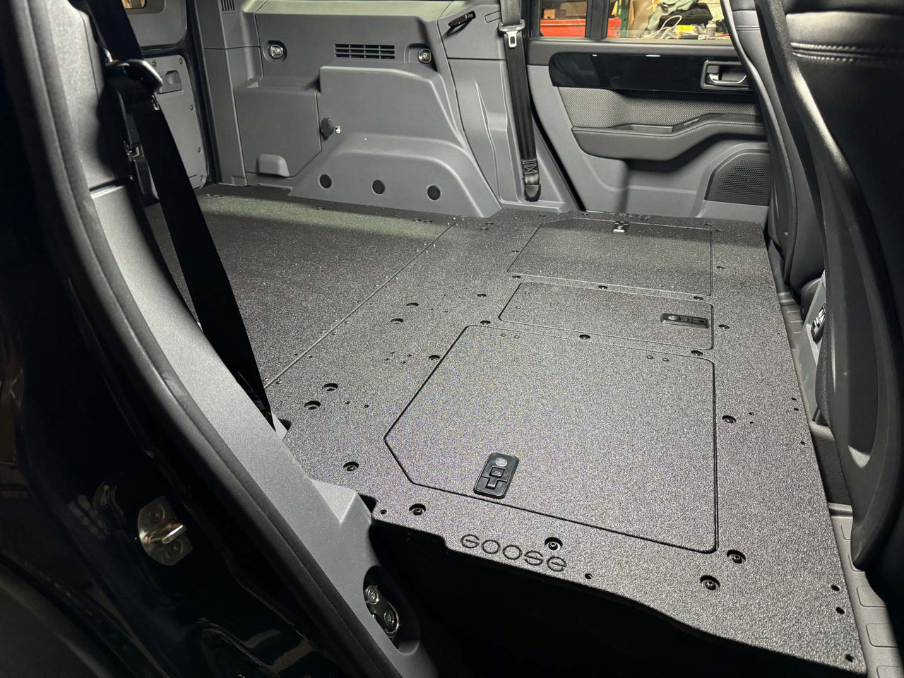 Goose Gear Grenadier Explore Series - Second Row Seat Delete Plate System - Owl Outdoor