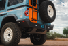 INEOS Grenadier with steel high clearance rear bumper designed for off-road strength and functionality