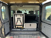 Grenadier Explore Series single drawer module and rear plate system installed in vehicle cargo area