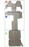 Floor Mats for 2021-2024 Revel van, offering comfort and protection.