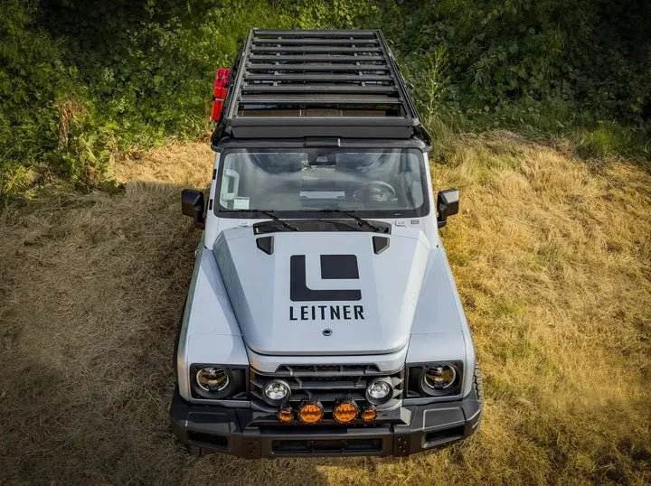 ACS Full Length Platform Roof Rack on INEOS Grenadier for modular gear hauling.