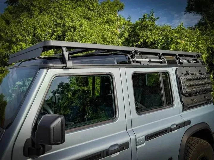 ACS Full Length Platform Roof Rack on INEOS Grenadier for versatile gear hauling.