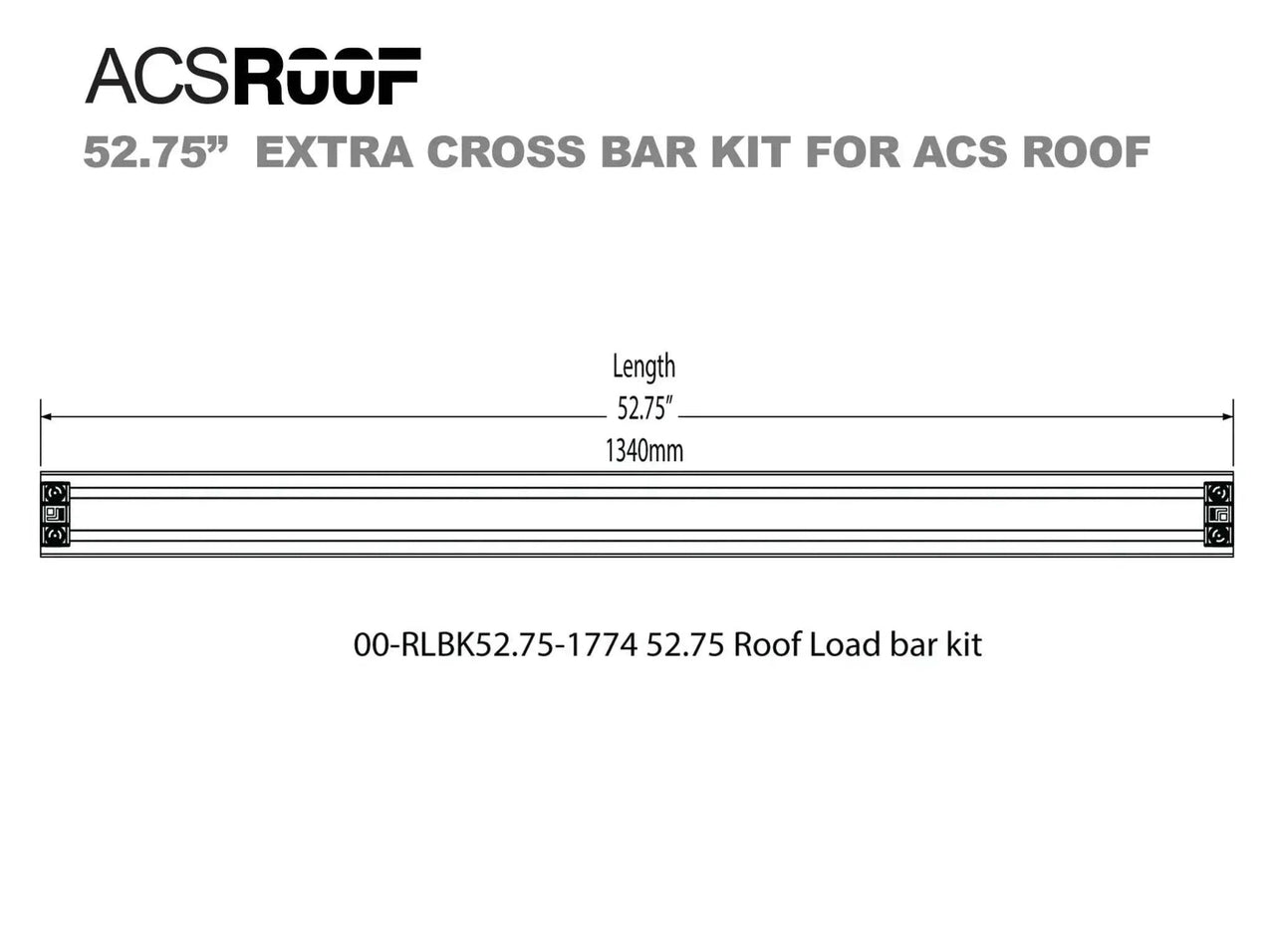 Leitner Designs Grenadier Roof Rack Additional Load Bar Kit - Owl Outdoor