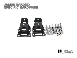 Roof Top Tent Brackets for INEOS Grenadier with hardware for durability and seamless integration.