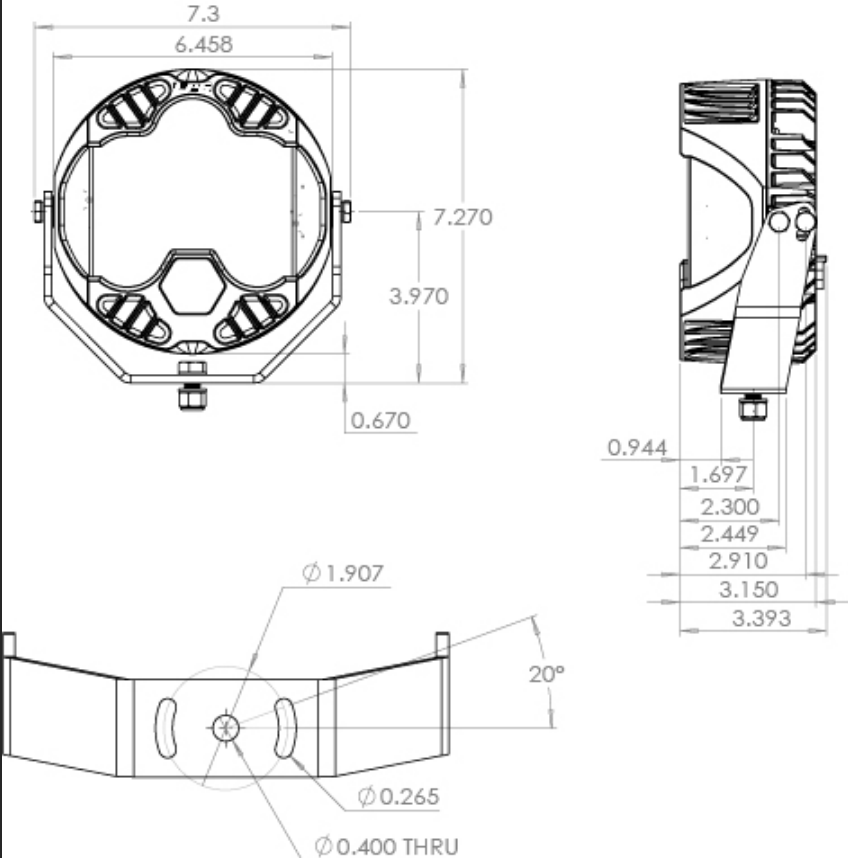 LP6 LED Light [Baja Designs] - Owl Vans