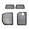 Rear Door Modular MOLLE storage panels set for 2019+ Mercedes Sprinter van with laser-cut durable design.