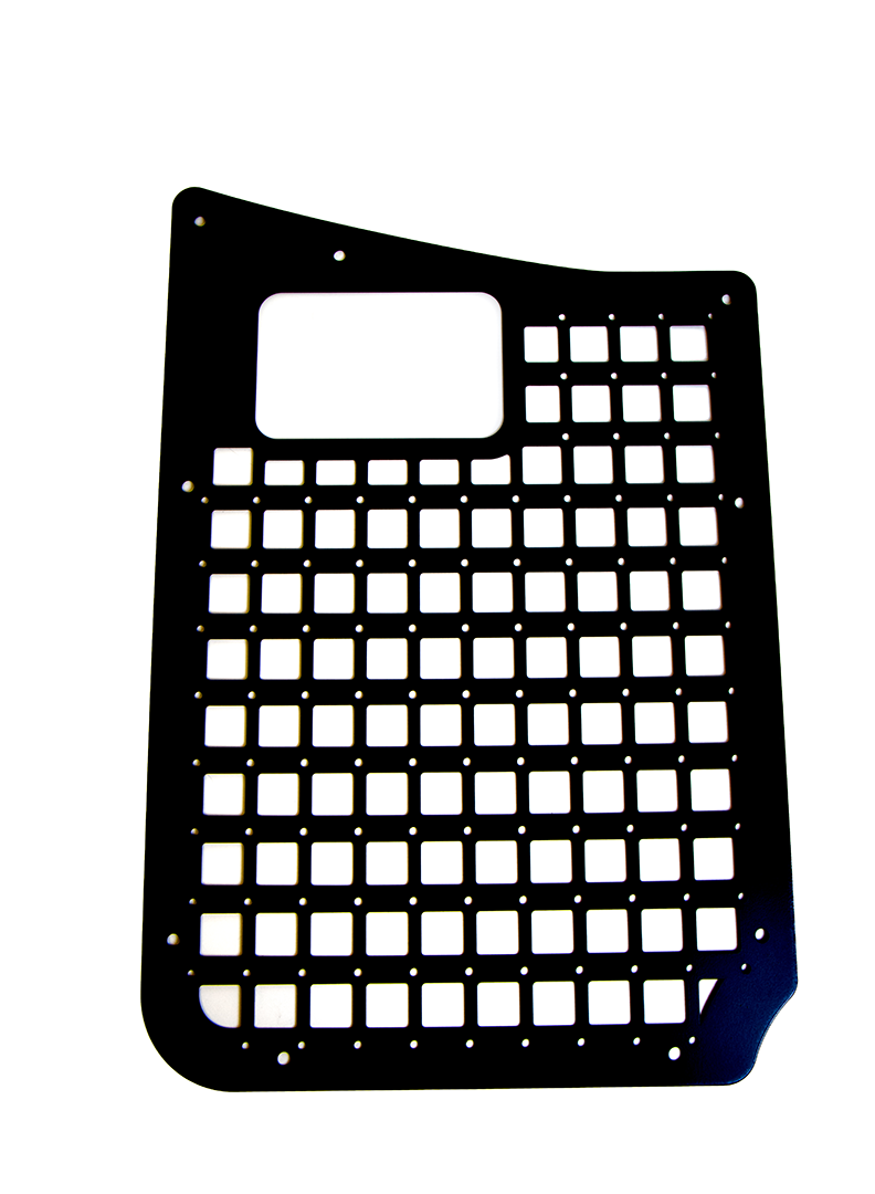 Black Rear Door Modular MOLLE Storage Panel for Mercedes Sprinter 2007-2018 made from aerospace aluminum