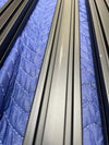 144 Sprinter Baja Roof Rack crossbars with modular T-slots for accessories and LED light mounts in textured black finish