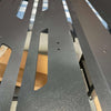 170 inch Backroad Innovations Sprinter Baja Roof Rack with textured black powder coat and minor cosmetic scuffs