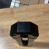 Black winch fairlead with minor scuffs; 1.5-inch 6061-T6 aluminum, satin black finish, includes stainless mounting hardware.