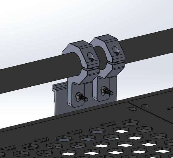 Owl Sprinter Roof Rack Awning Mounts [for Fiamma] - Owl Vans