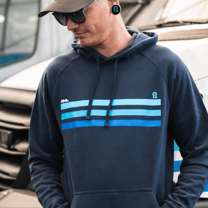 Owl Three Stripe Cloud Fleece Hoodie - Owl Vans