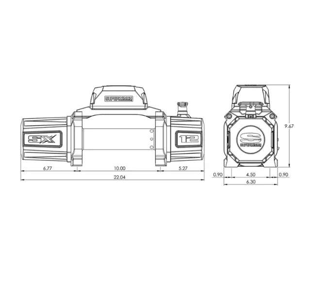 Winch: Superwinch 12,000 lbs Synthetic Rope – view 4