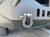8-Ton Steel Shackles with corrosion-resistant finish attached to vehicle bumper.