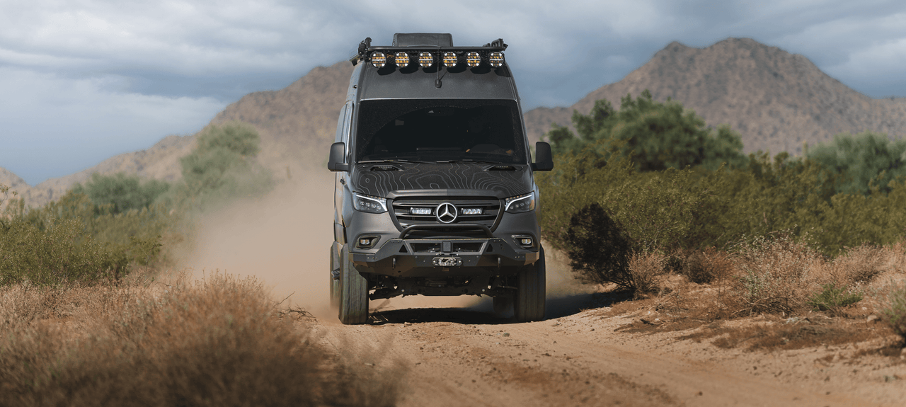 Owl Adax Pro: Front Bumper for Mercedes Sprinter Vans (2019+) - Owl Outdoor