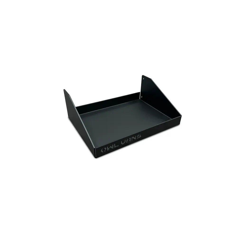 Large Expedition Box Shelf made of powder-coated aluminum for modular storage and organization inside Owl Expedition Boxes