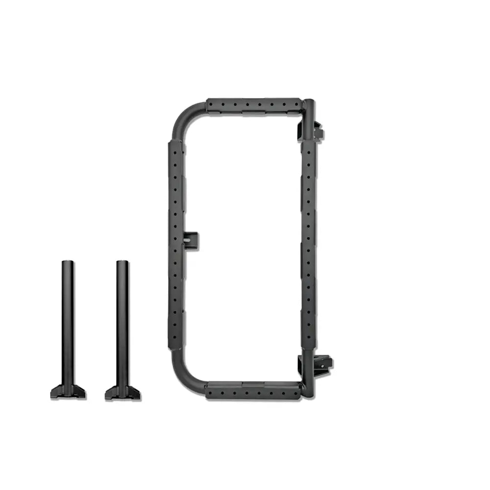Bike rack and carrier for Sprinter vans, featuring a durable swing-arm system and steel frame.