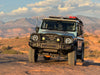 Bullbar Roo Bar on INEOS Grenadier in rugged terrain.